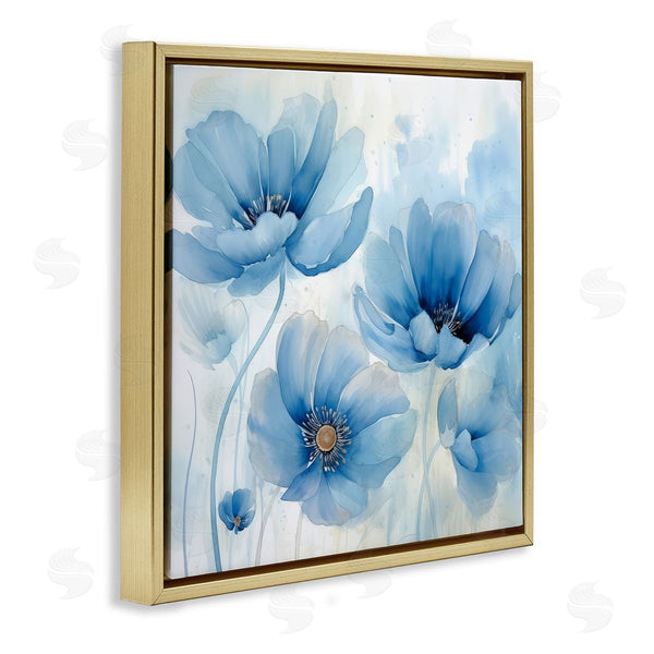 Stupell Industries Irena Orlov | Blue Poppies Ombre