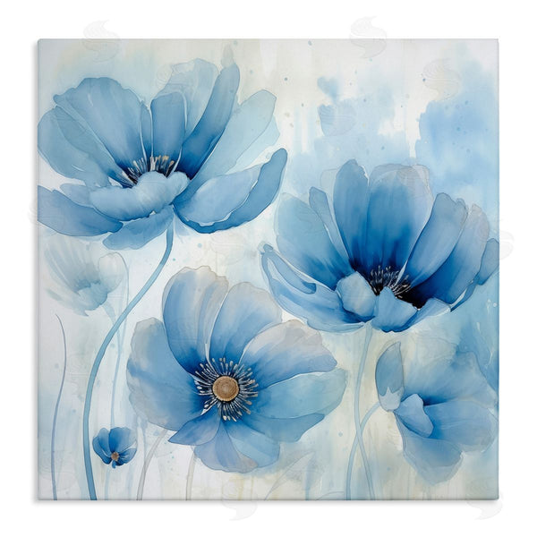 stupell industries Irena Orlov | Blue Poppies Ombre