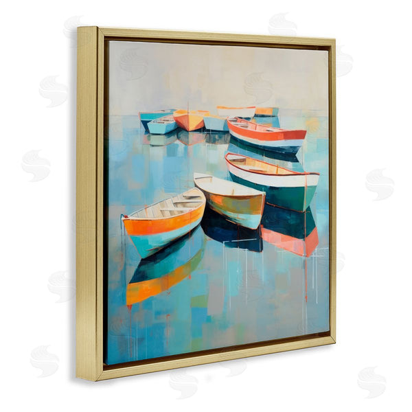 Stupell Industries Irena Orlov | Boats On Shoreline