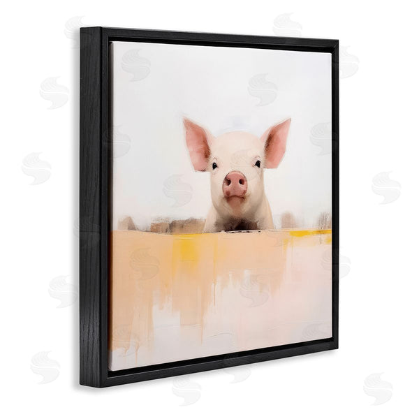 Stupell Industries Irena Orlov | Modern Pig Peeking