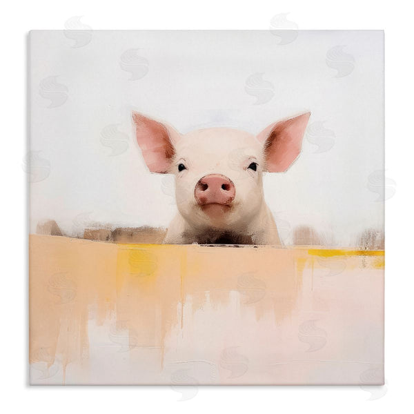 stupell industries Irena Orlov | Modern Pig Peeking
