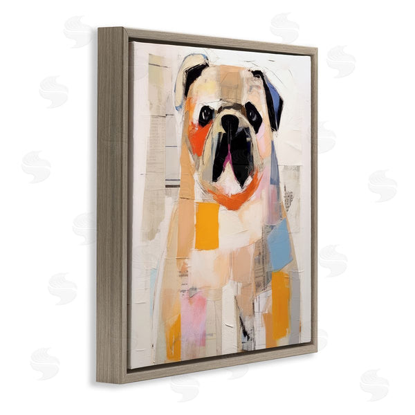 Stupell Industries Irena Orlov | Modern Pug Portrait