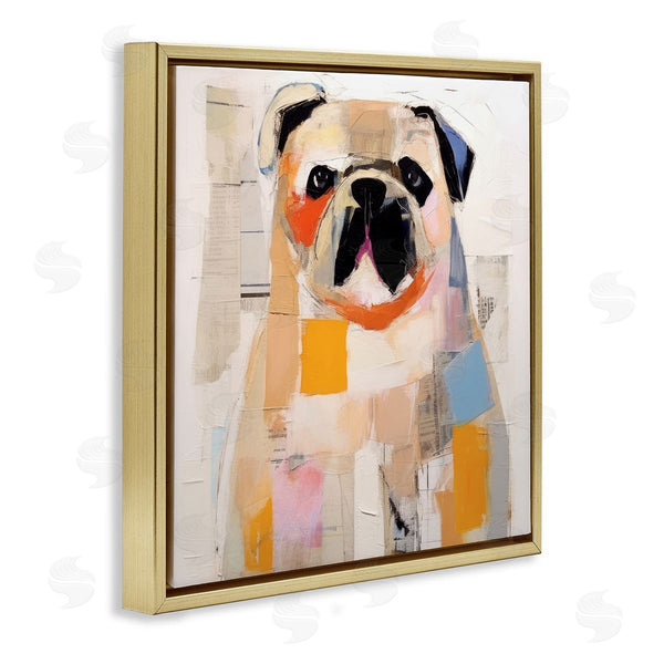 Stupell Industries Irena Orlov | Modern Pug Portrait