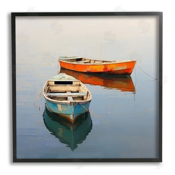 Stupell Industries Irena Orlov | Orange & Blue Boats