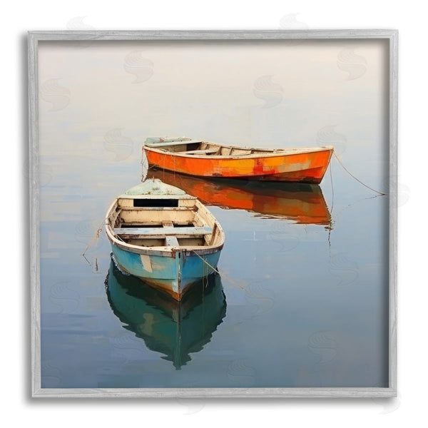 Stupell Industries Irena Orlov | Orange & Blue Boats