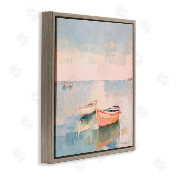 Stupell Industries Irena Orlov | Pastel Docked Boats