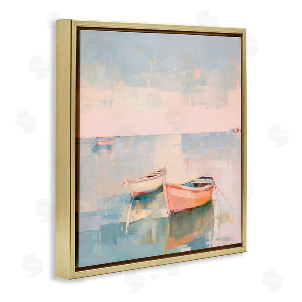 Stupell Industries Irena Orlov | Pastel Docked Boats