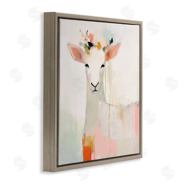 Stupell Industries Irena Orlov | Pastel White Goat