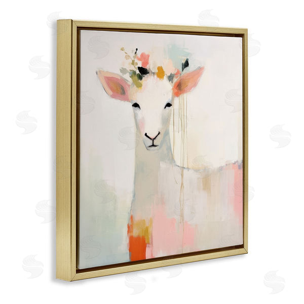 Stupell Industries Irena Orlov | Pastel White Goat