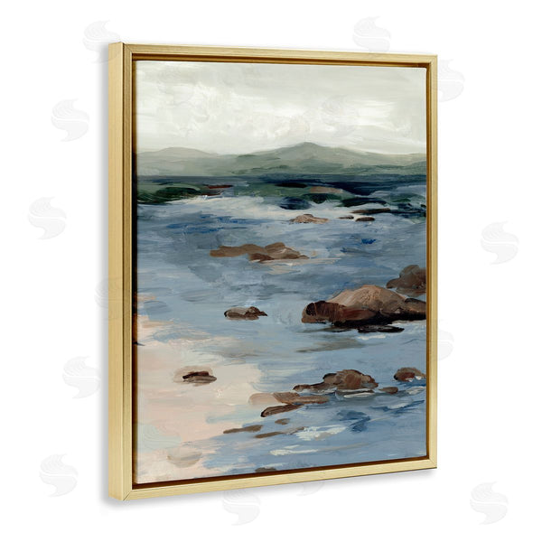 Stupell Industries Jacob Q | Abstract Crashing Tides