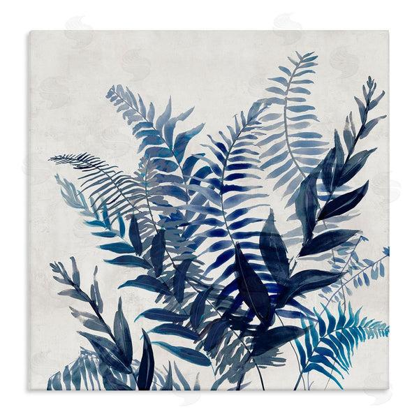 stupell industries Jacob Q | Blue Toned Fern Fronds