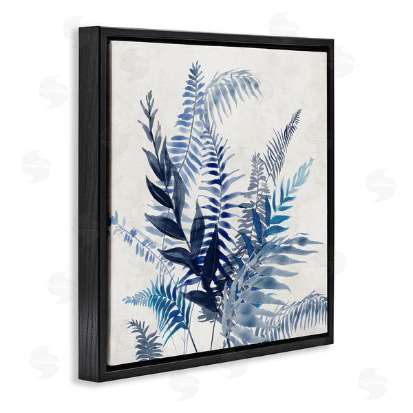 Stupell Industries Jacob Q | Overlapping Blue Fronds