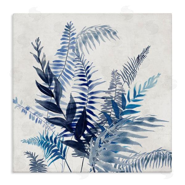 stupell industries Jacob Q | Overlapping Blue Fronds