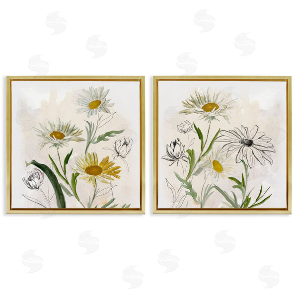 Stupell Industries Jacob Q | Pure And Simple Daisies