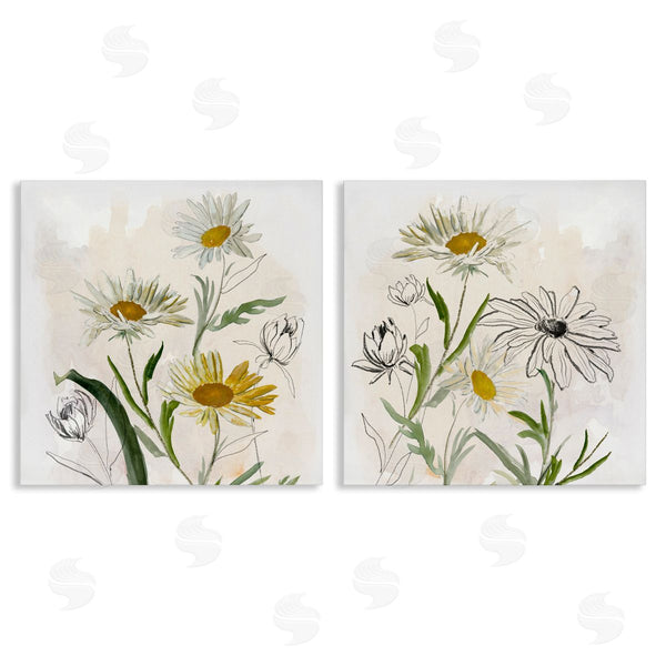 stupell industries Jacob Q | Pure and Simple Daisies