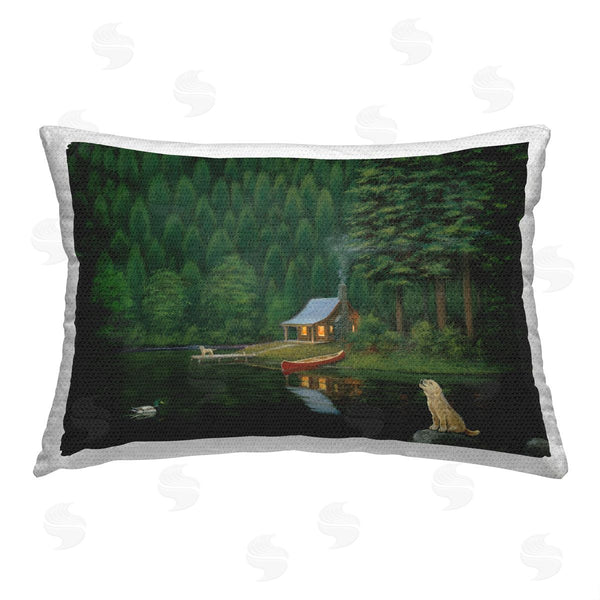 Stupell Industries James Wiens | Dogs & Lake Cabin