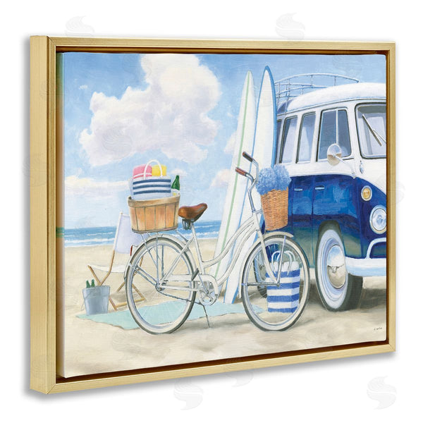 Stupell Industries James Wiens | Surf Van & Beach Bike
