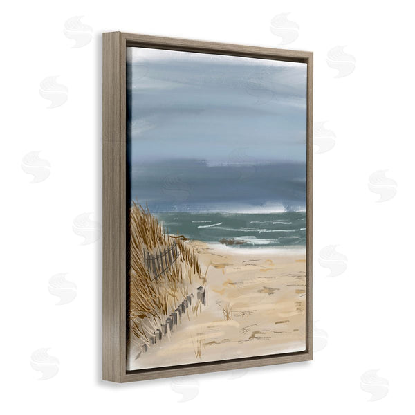 Stupell Industries Jan Weiss | Serene Beach Fence