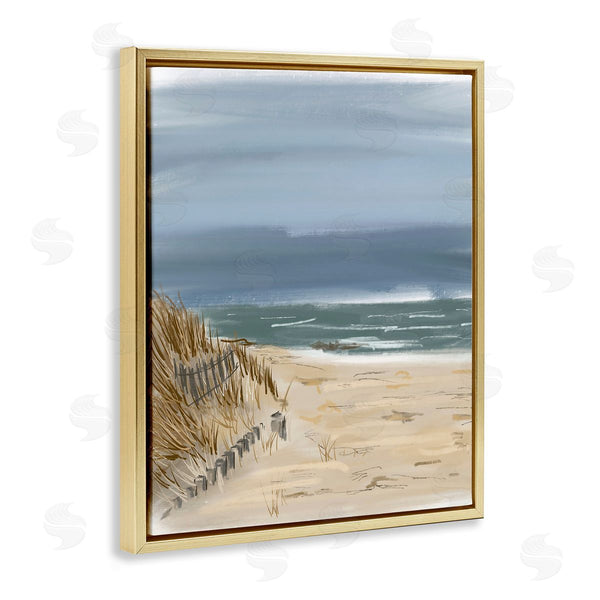 Stupell Industries Jan Weiss | Serene Beach Fence