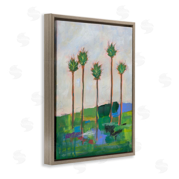 Stupell Industries Jan Weiss | Tall Palms Impression