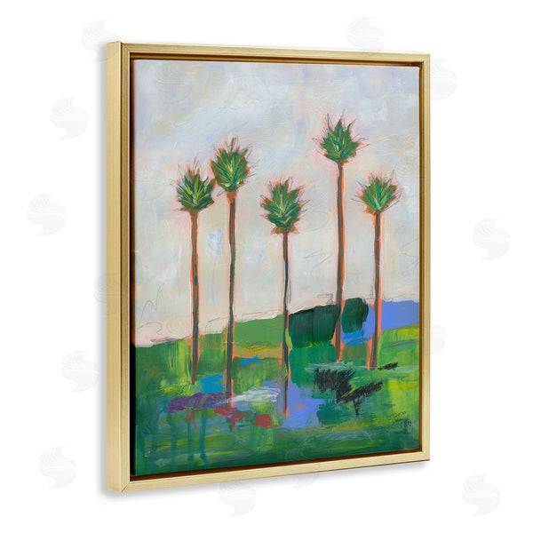 Stupell Industries Jan Weiss | Tall Palms Impression