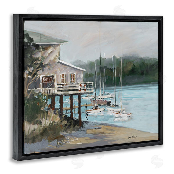 Stupell Industries Jane Slivka | Boat Marina Harbor