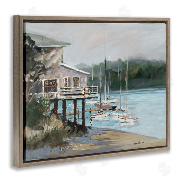 Stupell Industries Jane Slivka | Boat Marina Harbor
