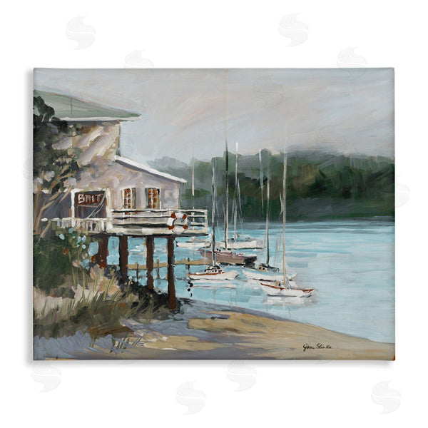 stupell industries Jane Slivka | Boat Marina Harbor
