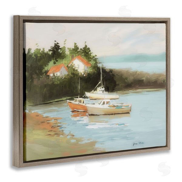 Stupell Industries Jane Slivka | Calm Boat Harbor