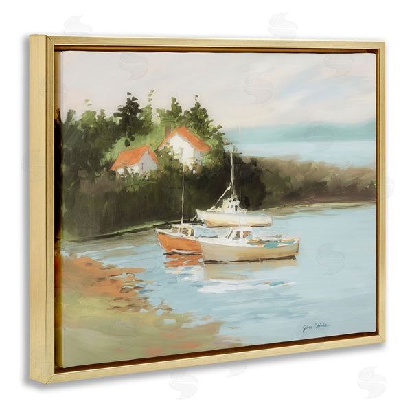 Stupell Industries Jane Slivka | Calm Boat Harbor