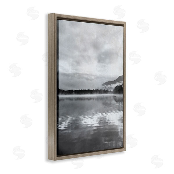 Stupell Industries Janet Tava | Grey Misty Seascape