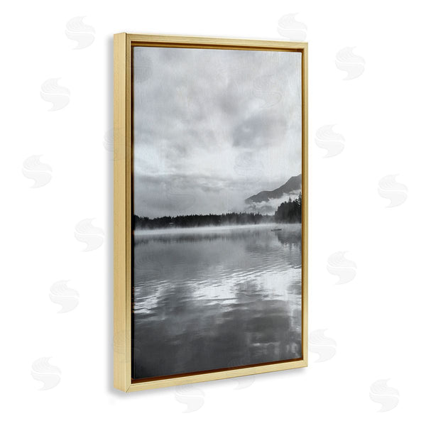 Stupell Industries Janet Tava | Grey Misty Seascape