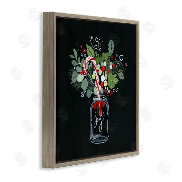 Stupell Industries Janet Tava | Joy Candy Cane Jar