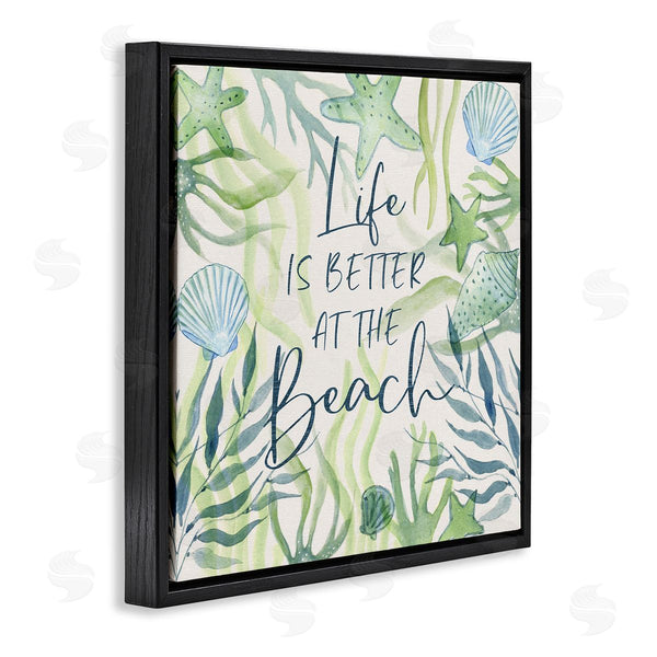 Stupell Industries Janet Tava | Life Better At Beach