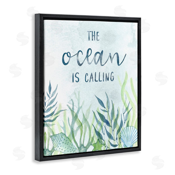 Stupell Industries Janet Tava | Ocean Calling Phrase