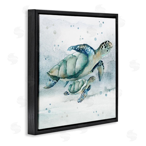 Stupell Industries Janet Tava | Sea Turtle & Baby