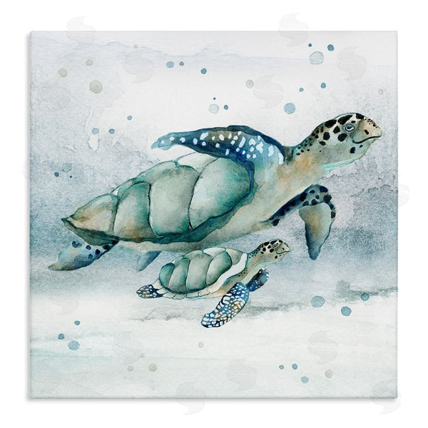 stupell industries Janet Tava | Sea Turtle & Baby