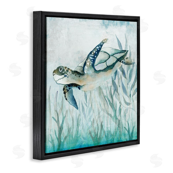 Stupell Industries Janet Tava | Swimming Sea Turtle