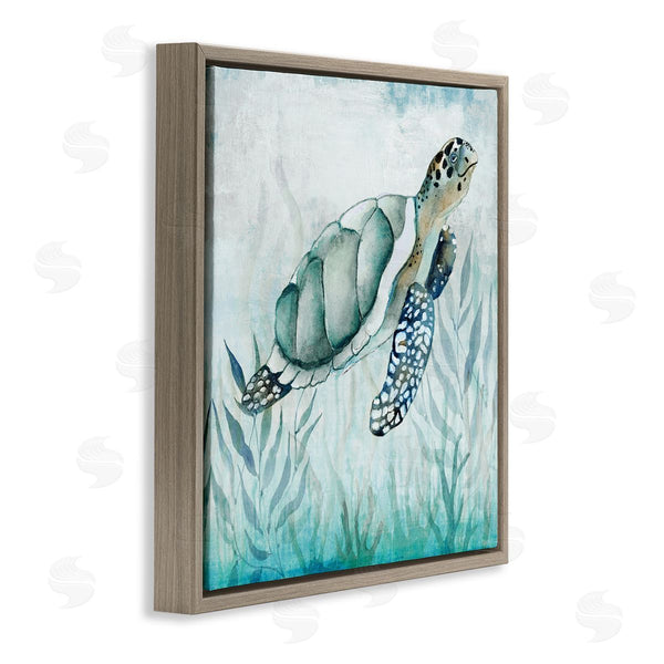 Stupell Industries Janet Tava | Turtle & Seaweed