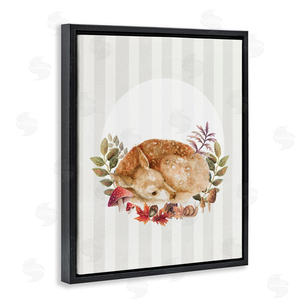 Stupell Industries Janice Gaynor | Fawn On Stripes