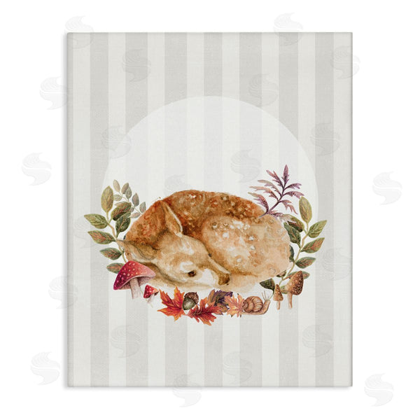 stupell industries Janice Gaynor | Fawn on Stripes