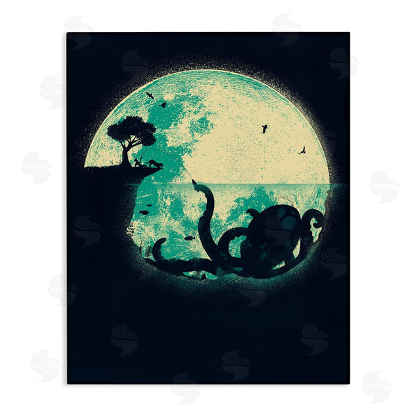 stupell industries Jay Fleck | Fishing Giant Octopus