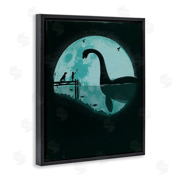 Stupell Industries Jay Fleck | Girl & Loch Ness