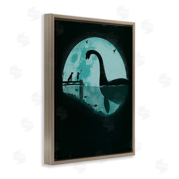 Stupell Industries Jay Fleck | Girl & Loch Ness
