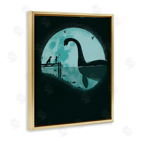 Stupell Industries Jay Fleck | Girl & Loch Ness
