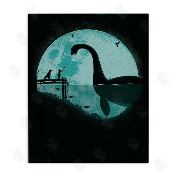 stupell industries Jay Fleck | Girl & Loch Ness