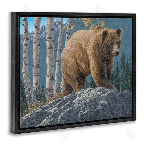 Stupell Industries Jeff Hoff | Brown Bear On Rock