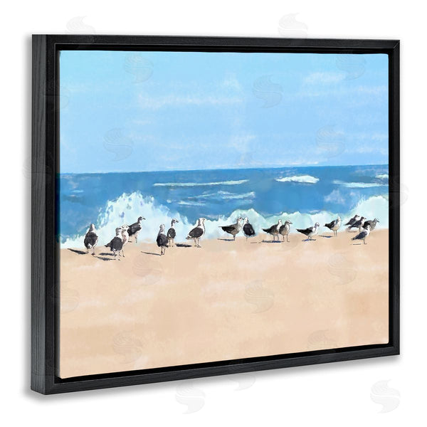Stupell Industries Jeff Pica | Sunny Beach Day Birds