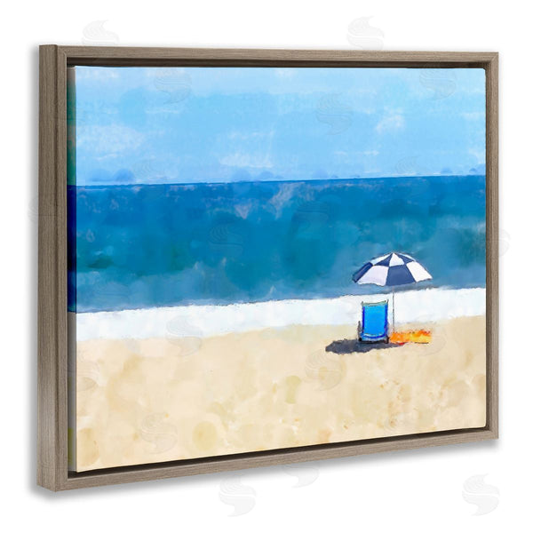 Stupell Industries Jeff Pica | Sunny Beach Day Chair