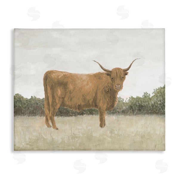 stupell industries Jen Eitel | Brown Cattle Gazing